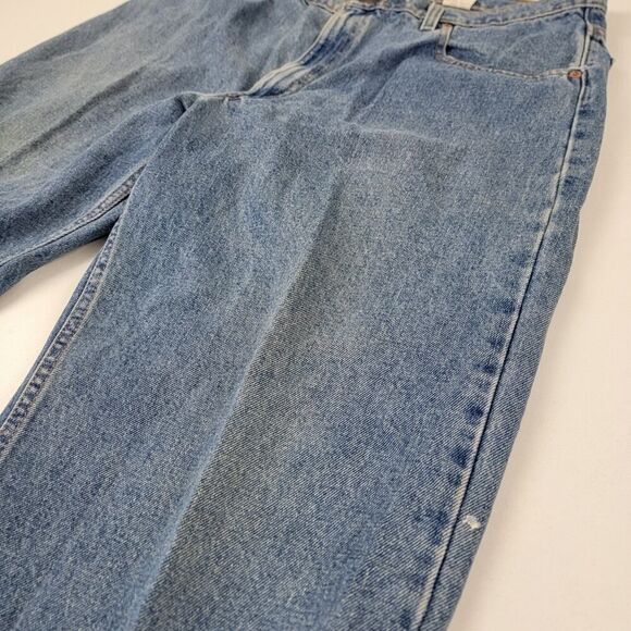Vintage 90's Levis 560 Jeans Mens sz 36x34 Loose Fit Tapered Leg Blue Denim USA - Picture 16 of 16